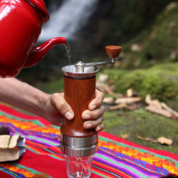 Aram koffie + standaard + drukmeter (red)