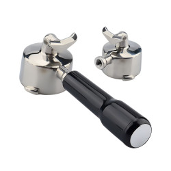 Portafilter met dubbele uitloop 4Barista 51 mm – De’Longhi Dedica (zwart handvat)