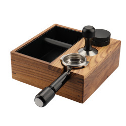 Tamper station met Knock box 4Barista