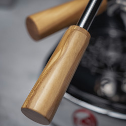 La Pavoni wood handles kit (Legno olivo) – set handgrepen