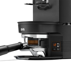 PUQ Press M3 58 mm – automatische tamper (zwart)