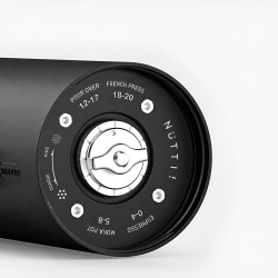 Timemore × Nuttii OX Lite – draagbare elektrische koffiemolen (zwart)