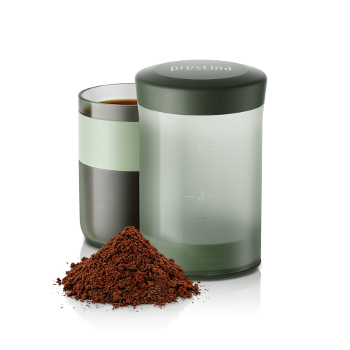 Wacaco Prestina (sage green) – een draagbare koffiemaker