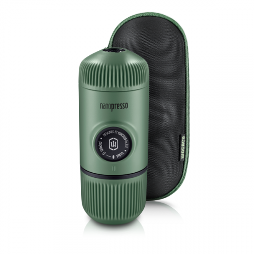Wacaco NanoPresso (mosgroen) + harde schaal - Gebruikt