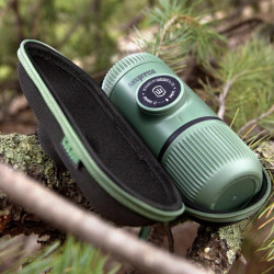 Wacaco NanoPresso (mosgroen) + harde schaal - Gebruikt